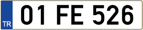 Truck License Plate